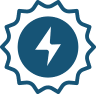 highlighting a connection to the mechanical aspects of construction. This is likely representing the 4 interconnected components (Accounting & Payroll, Job Project Management, Service Management, Integrated Operations and Analytics/ Reporting) of Jonas Construction Software suite.