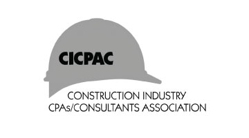 Logo of Jonas Construction's association with the Mechanical Contractors Association (CICPAC). It features a grey hard hat showcasing the acronym 'CICPAC' above the complete name of the association.