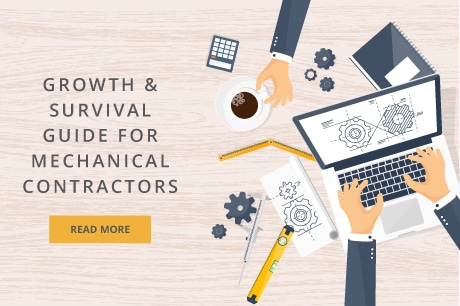 image.

Alt Text: "Mechanical construction workspace with laptop displaying diagrams, essential tools such as gears, calculator and blueprints along with a mechanical pencil, symbolizing the comprehensive solutions provided by Jonas Construction Software. Clickable 'Read More' button below.